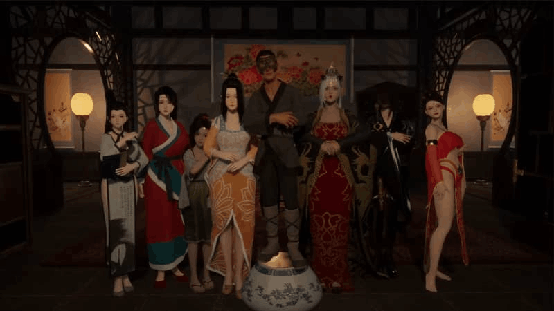 【PC】《极品采花郎》V1.3.5 全网首发：官中步兵+全解锁存档+中文CV，6.8G沉浸式武侠恋爱全收录图片-8