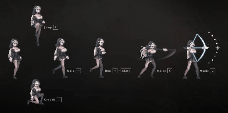 《哥特少女勇与魔城2》V0.2.0.4权威解析:像素动作游戏的次世代革命图片-2 《哥特少女勇与魔城2》V0.2.0.4权威解析:像素动作游戏的次世代革命图片-2